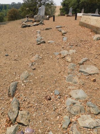 [Picture of Unmarked graves]